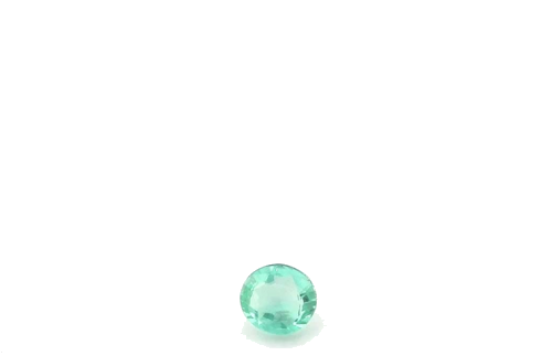 0.33 carat GREEN Round Smaragdas (1)