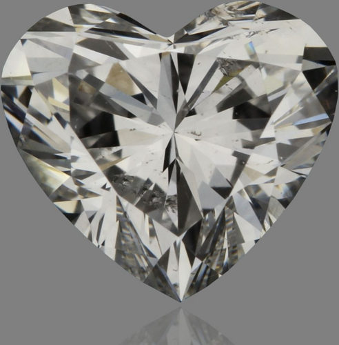 0.53 carat D-SI1 Natūralus Heart Deimantas (1)