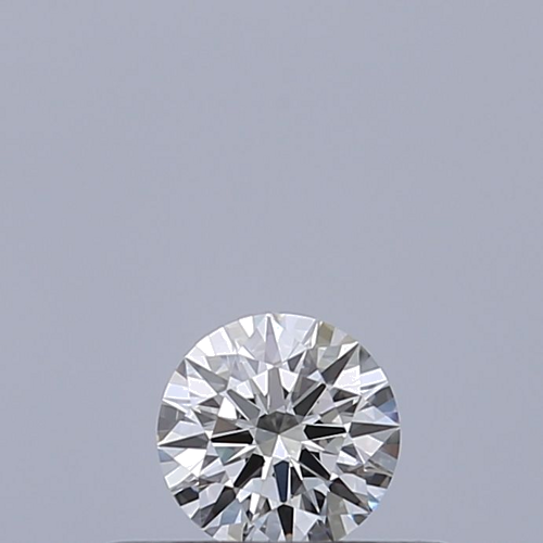 0.19 carat F-VVS1 Excellent cut Natūralus Round Deimantas (1)