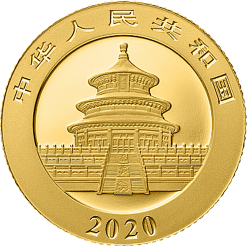 3 g Panda 2020 China 50 yuan Gold coin (2)