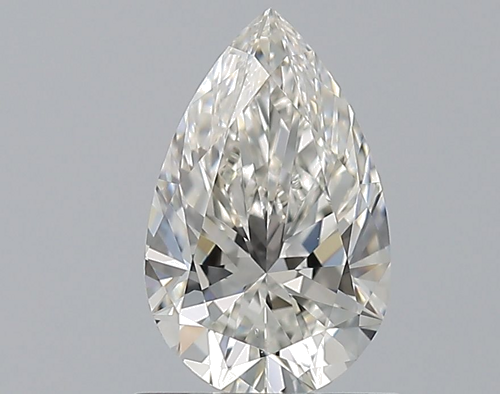 0.9 carat H-VS2 Natūralus Pear Deimantas (1)