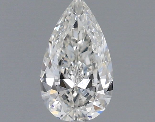 0.36 carat D-IF Natūralus Pear Deimantas (1)