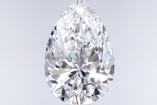 0.75 carat D-IF Natūralus Pear Deimantas (1)