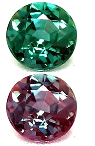 0.12 carat GREEN Round Alexandrite (1)