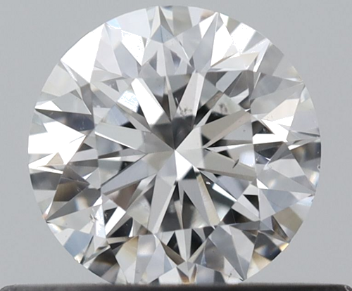 0.4 carat F-SI1 Excellent cut Natūralus Round Deimantas (1)