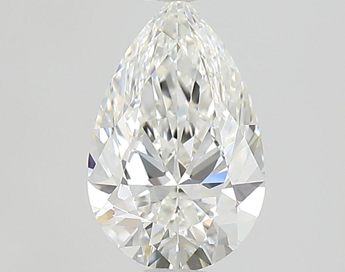 0.66 carat G-VVS1 Natūralus Pear Deimantas (1)