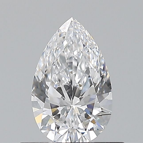 0.5 carat D-VVS2 Natūralus Pear Deimantas (1)