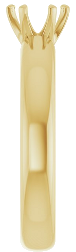 Sužadėtuvių Žiedas „Solitaire“ 585 Geltonojo Aukso Round 5.5mm (4)