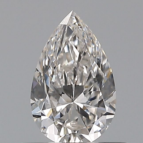 0.45 carat G-VVS1 Natūralus Pear Deimantas (1)
