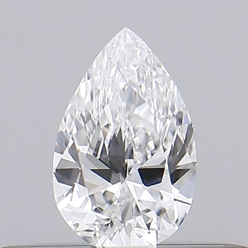 0.19 carat E-VS1 Natūralus Pear Deimantas (1)