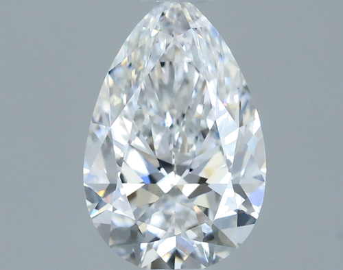 0.5 carat D-VS2 Natūralus Pear Deimantas (1)