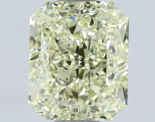 1.51 carat Fancy Light Yellow-VS1 Natūralus Radiant Deimantas (1)