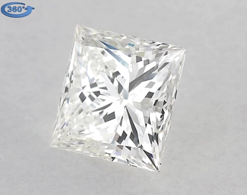 1.7 carat I-VVS1 Natūralus Princess Deimantas (1)