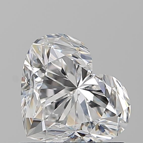 1.04 carat E-SI1 Natūralus Heart Deimantas (1)