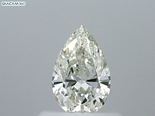 0.5 carat I-IF Natūralus Pear Deimantas (1)