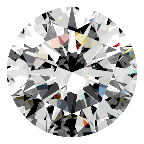 0.3 carat F-VS1 Very Good cut Natūralus Round Deimantas (1)