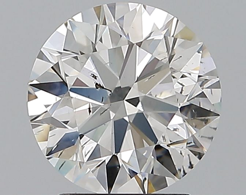 2.01 carat F-SI2 Excellent cut Natūralus Round Deimantas (1)