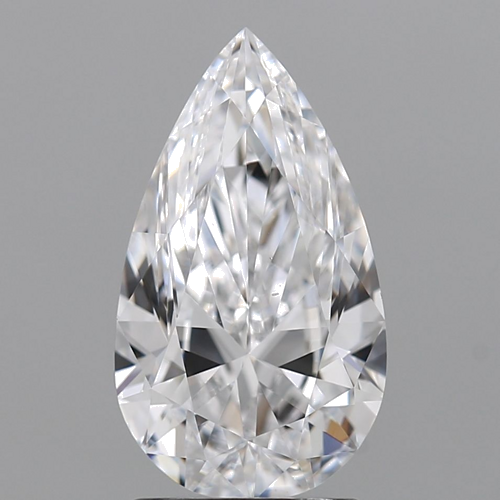 2.25 carat D-VS2 Natūralus Pear Deimantas (1)