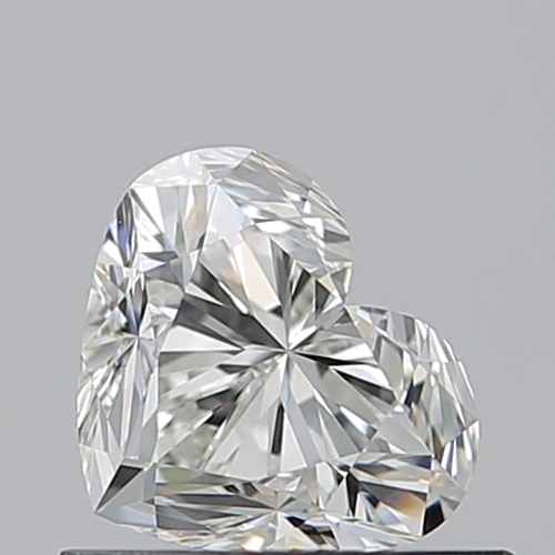 0.7 carat I-VVS1 Natūralus Heart Deimantas (1)