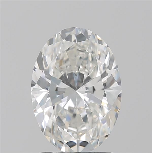 1.7 carat H-SI1 Natūralus Oval Deimantas (1)