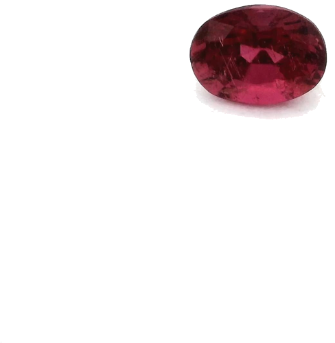 0.56 carat RED Oval Tourmaline (1)