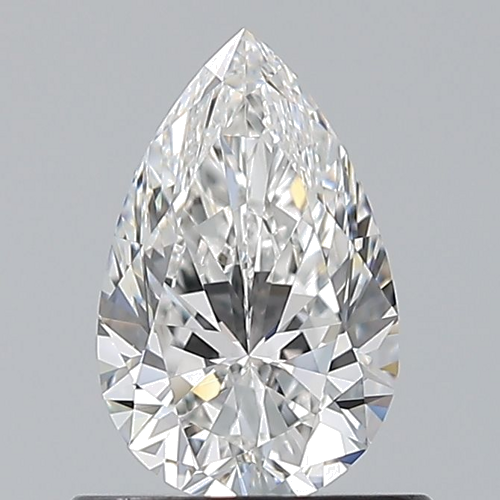 0.7 carat F-VS1 Natūralus Pear Deimantas (1)