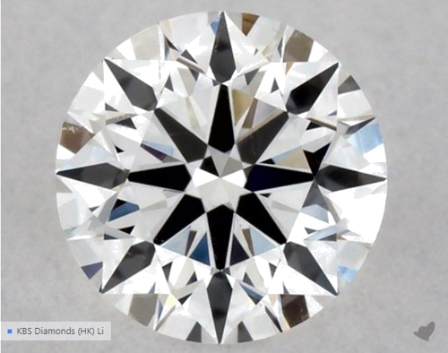 0.3 carat F-SI1 Excellent cut Natūralus Round Deimantas (1)