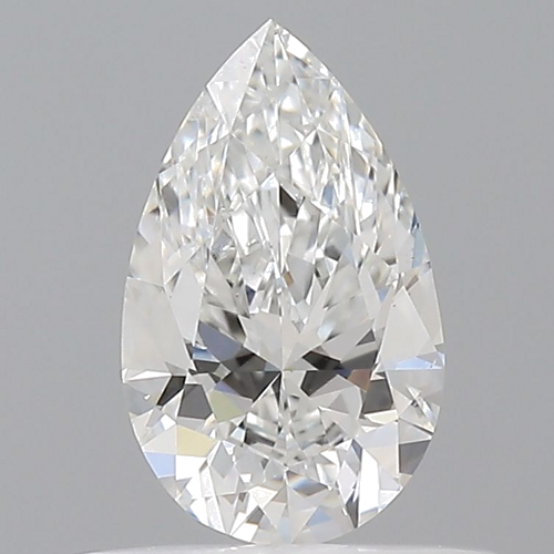 0.51 carat E-VS2 Natūralus Pear Deimantas (1)