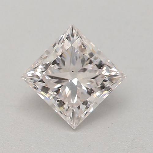 0.41 carat Faint  Pink-SI1 Natūralus Princess Deimantas (1)