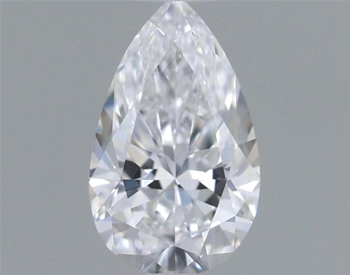 0.3 carat D-VVS2 Natūralus Pear Deimantas (1)