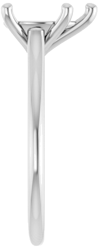 Sužadėtuvių Žiedas „Solitaire“ 585 Baltojo Aukso Pear Shape 10mm x 7mm (4)