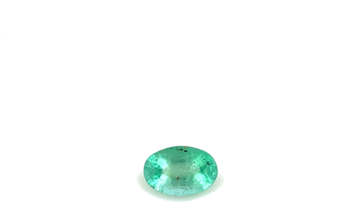 0.42 carat GREEN Oval Smaragdas (1)
