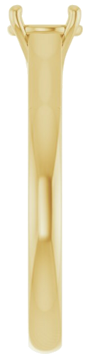 Sužadėtuvių Žiedas „Solitaire“ 14k yellow gold Round 5.8mm (4)