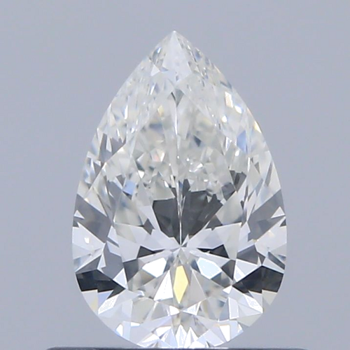 0.51 carat G-VS2 Natūralus Pear Deimantas (1)