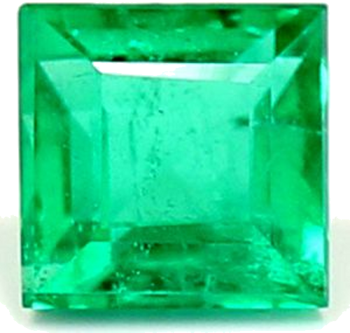 0.39 carat GREEN Square Smaragdas (1)