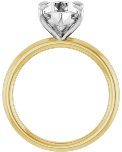 Sužadėtuvių Žiedas „Claw-Prong Solitaire“ 14k yellow/white gold Marquise 14mm x 7mm (2)