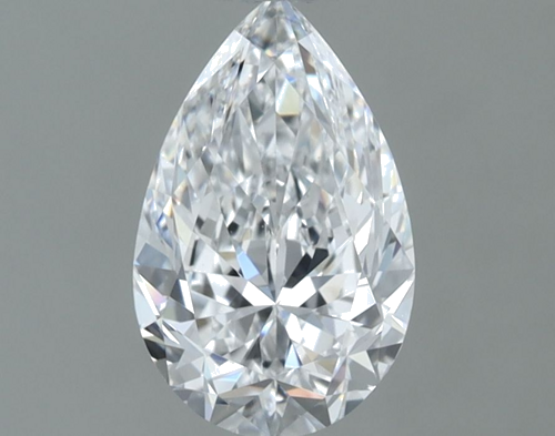 0.91 carat D-VVS1 Natūralus Pear Deimantas (1)