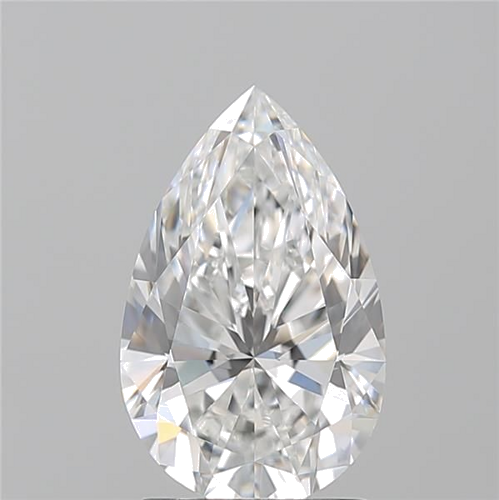 2.01 carat F-VVS1 Natūralus Pear Deimantas (1)