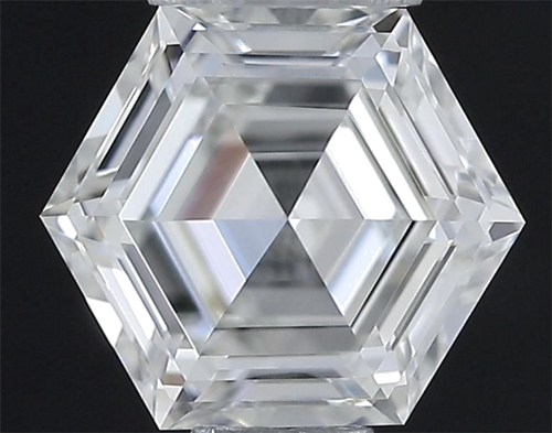 0.62 carat G-VVS1 Natūralus Hexagonal Deimantas (1)