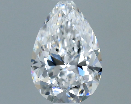 0.4 carat D-VS2 Natūralus Pear Deimantas (1)