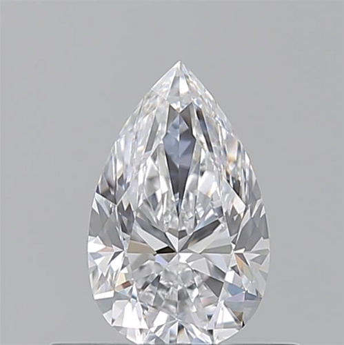 0.5 carat D-IF Natūralus Pear Deimantas (1)
