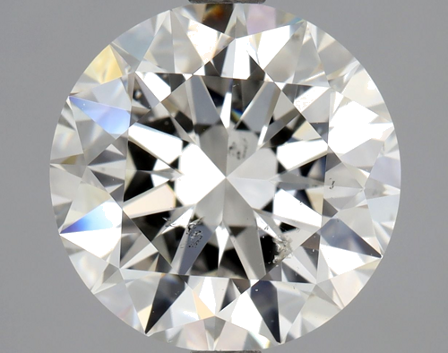 2.81 carat I-SI2 Excellent cut Natūralus Round Deimantas (1)