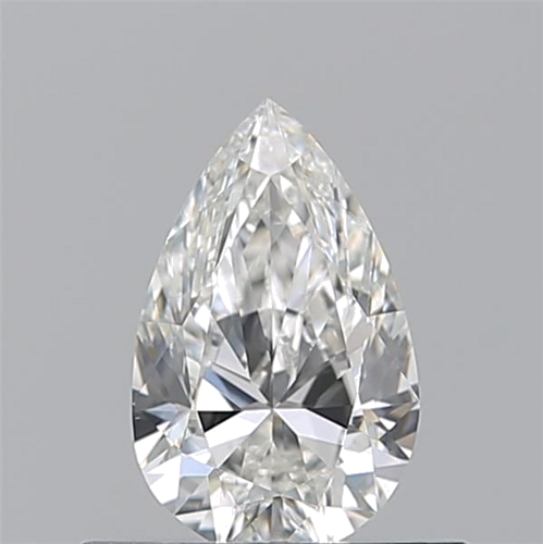 0.5 carat H-VVS2 Natūralus Pear Deimantas (1)