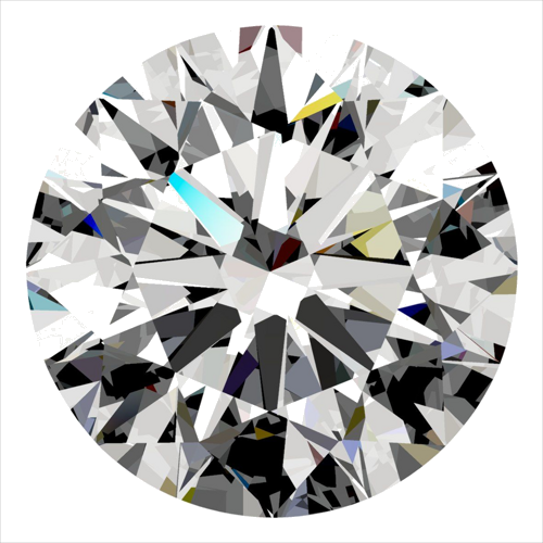 0.3 carat E-VS1 Excellent cut Natūralus Round Deimantas (1)