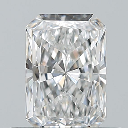 0.6 carat E-VS2 Natūralus Radiant Deimantas (1)