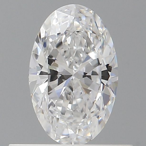 0.52 carat D-VVS2 Natūralus Oval Deimantas (1)