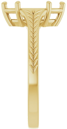 Sužadėtuvių Žiedas „Solitaire“ 10k yellow gold Marquise 10mm x 5mm (4)