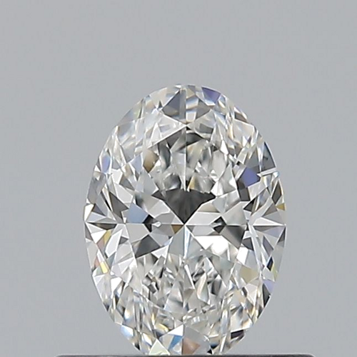 0.5 carat F-VS2 Natūralus Oval Deimantas (1)