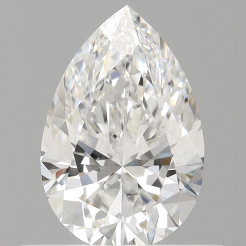 0.56 carat E-IF Natūralus Pear Deimantas (1)