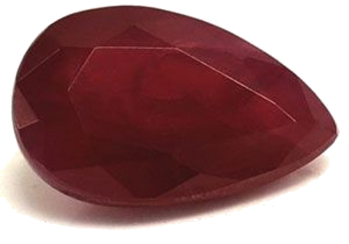 1.17 carat RED Pear Rubinas (1)